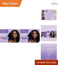 Carson Dark and Lovely Silkening Relaxer Cream Set Regular Strength Shea Butter