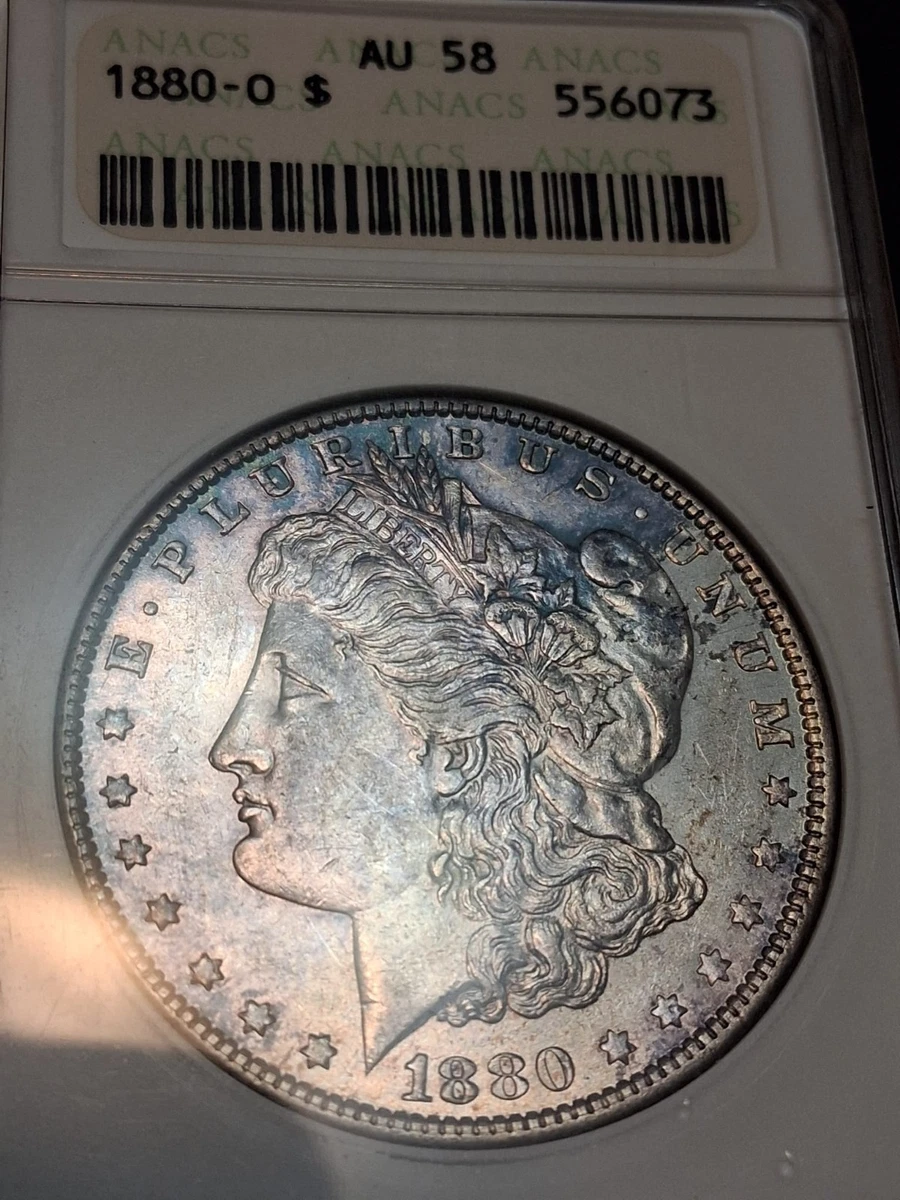 Uncirculated Silver 1880 Year Morgan US Dollars (1878-1921) for
