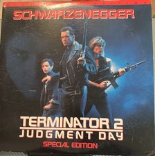 Terminator 2 Judgment Day Sci Fi Schwarzenegger Laser Disc Widescreen UNTESTED 