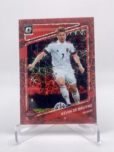 2021 Panini Donruss Road to Qatar Optic Red Velocity Prizm Kevin de Bruyne #11