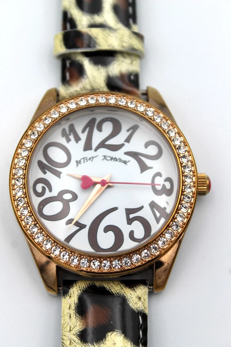 Betsey Johnson Women Leather Wristwatches for sale | eBay display picture 1