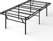 SmartBase Heavy Duty Mattress Foundation 18 Inch Metal Platform Bed Frame No Box