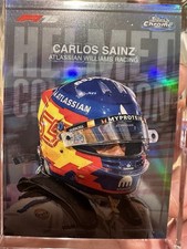 2025 Topps Chrome Formula 1 F1 Carlos Sainz Helmet Collection #HC-7