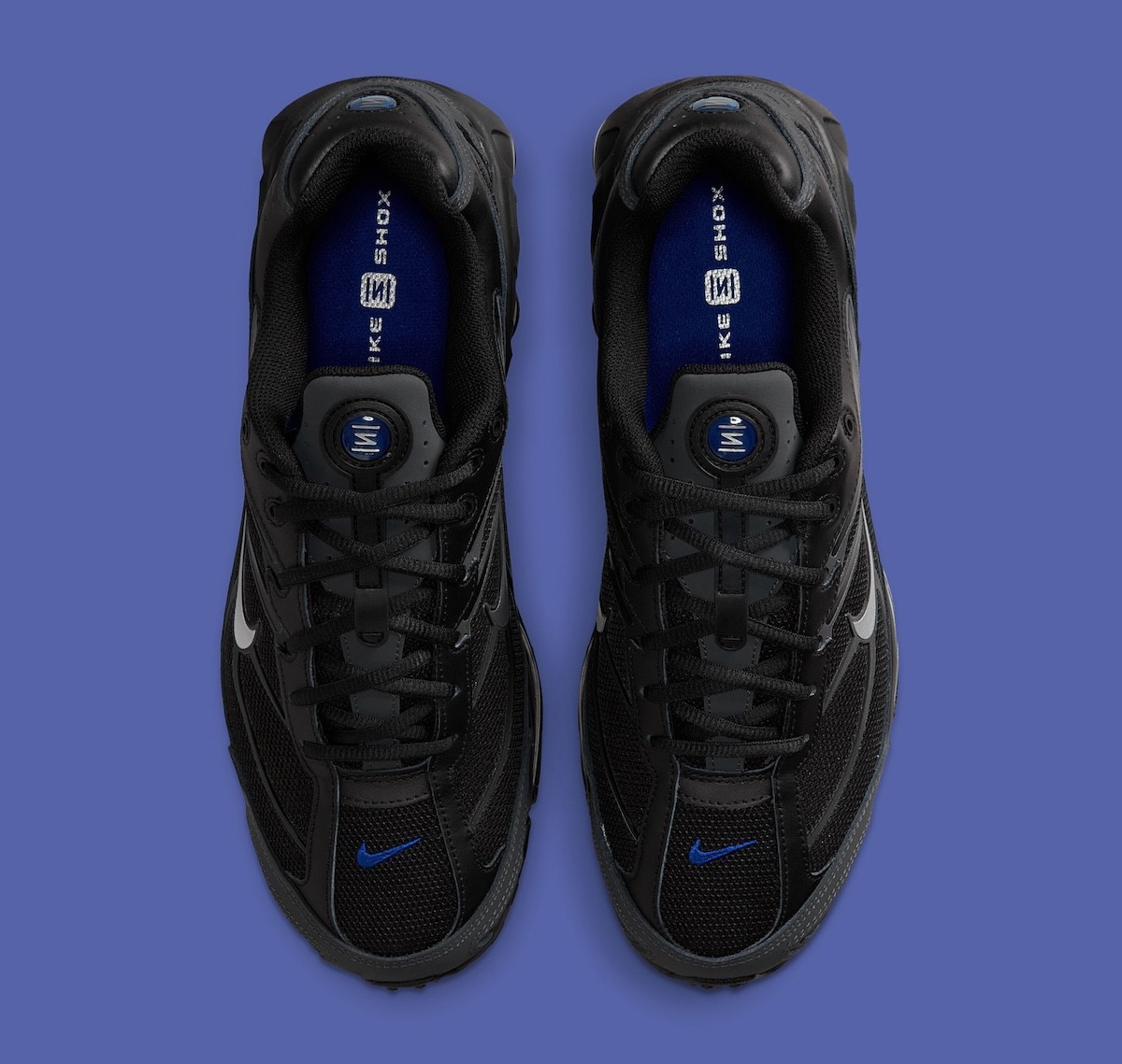 Nike Shox Ride 2 Black Metallic Silver Deep Royal Blue IM5999-010