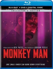 Monkey Man - Collector's Edition Blu-ray + DVD + Digital Blu-ray  NEW