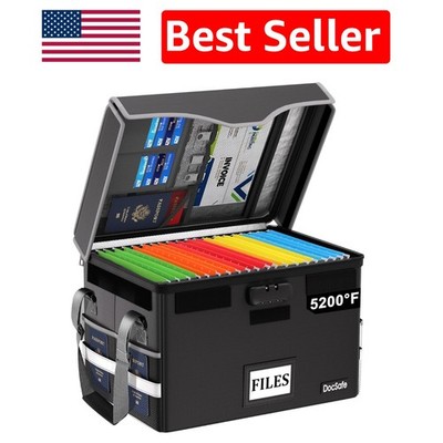5200°F Fireproof & Heat Insulated File Organizer - Collapsible Storage Solution