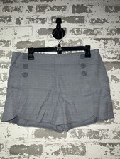 LOFT The Riviera Short Doubleweave Size 6 - Gray