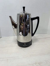 Vintage Presto  #0281105 Electric Percolator Tested Excellent