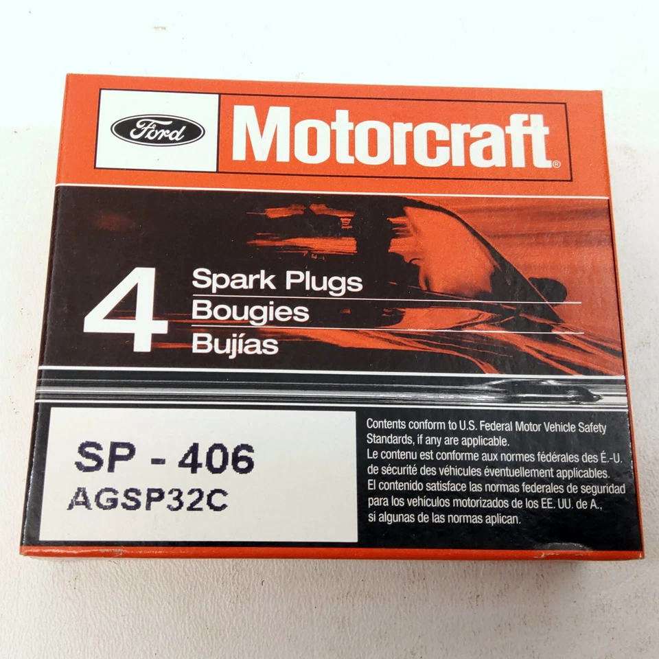 New Genuine Ford SP-406 / AGSP32C Ignition Spark Plug Plugs  LOT OF 4 - Image 4 of 4