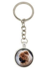 Chow Chow. Keyring for dog lovers. Photo jewellery. Handmade UK