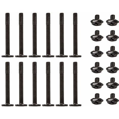 Alphacool Set Radiatorschrauben M3x30mm / M3x5mm, Schrauben-Set, schwarz