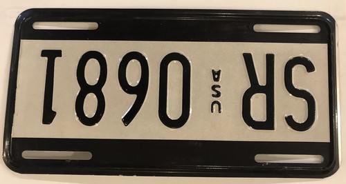 Matrícula USAG Baumholder SR 0681 Ejército Darmstadt Ansbach - Imagen 11 de 12