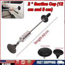 Air Pneumatic Dent Puller Hammer Kit Car Auto Body Repair Suction Cup Slide Tool