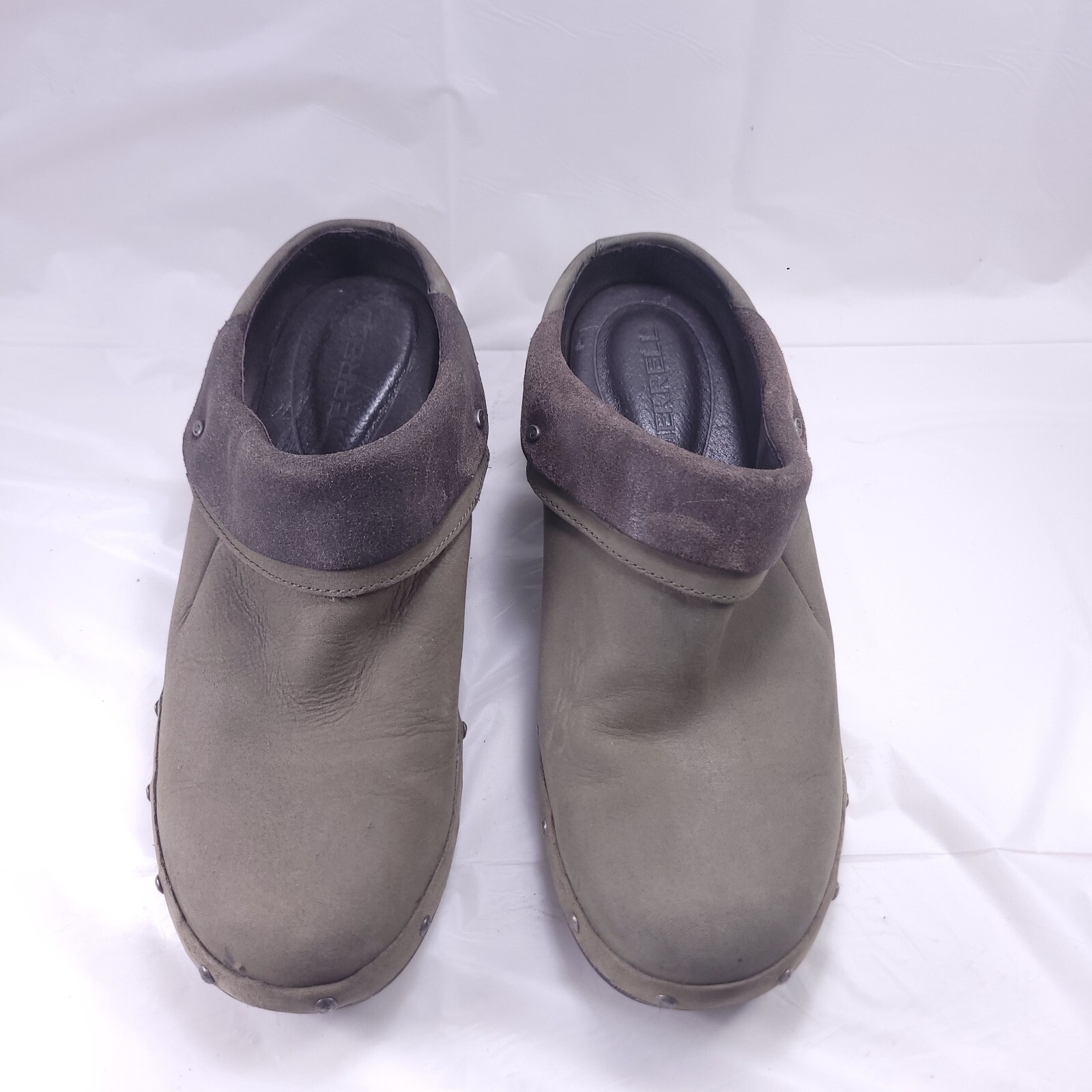 MERRELL DONNA PELLE 10 LUXE WRAP DRIZZLE zoccoli con tacco slip on