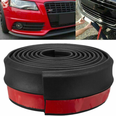 2.5m Spoilerlippe Universal Frontspoiler für Auto Schweller Gummilippe für Seite