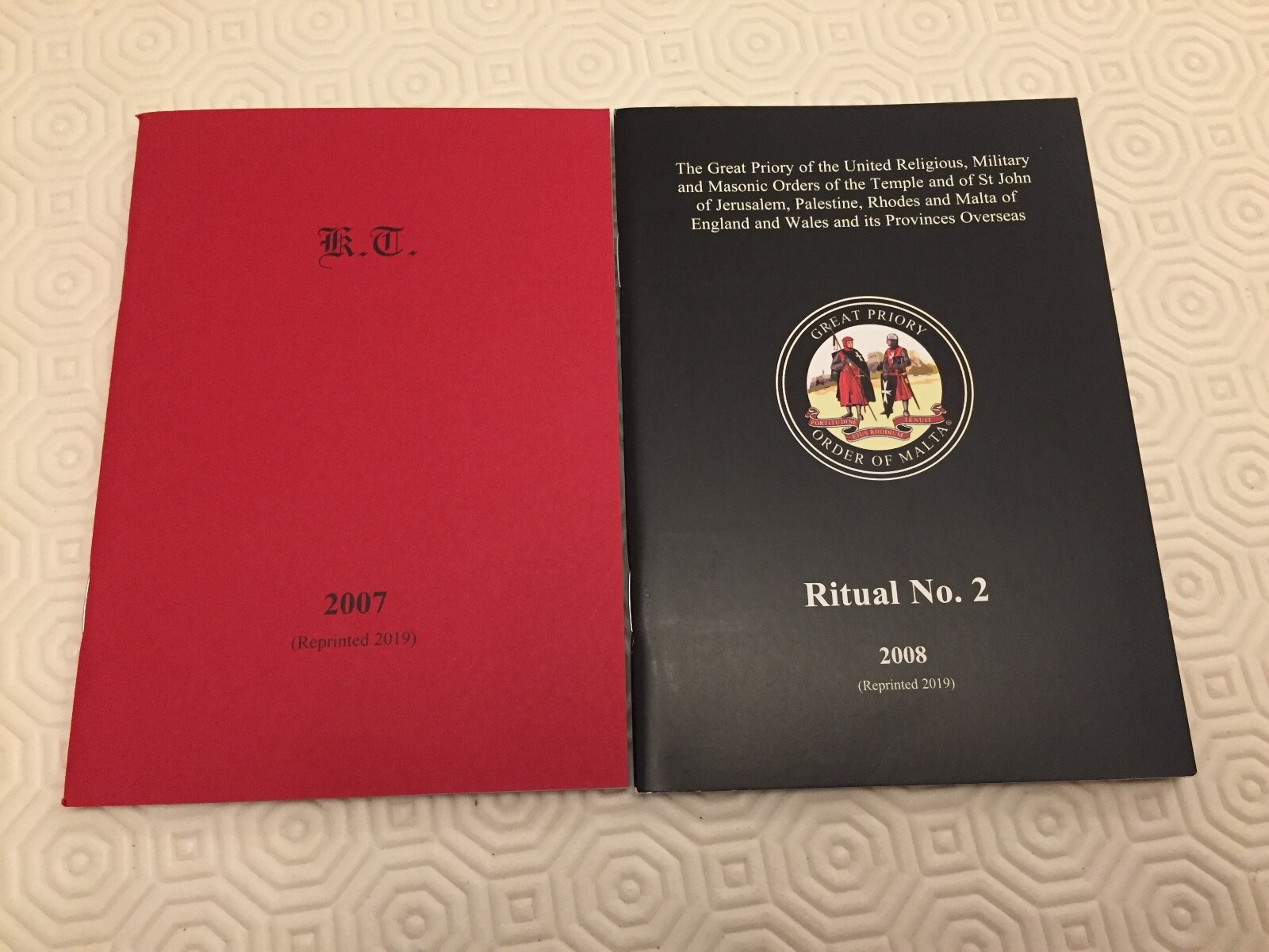 Masonic Books: Knights Templar Ritual No 1 or 2 | eBay UK