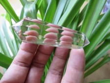 12 Sided VOGEL Style Natural Smoky QUARTZ CRYSTAL DT  POINT Healing 40.6g