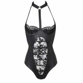 Agent Provocateur DEVENDRA Playsuit S/2 NWT Black Orig. $2990 VERY RARE! [N2]