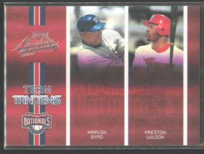 2005 Playoff Team Tandems Marlon Byrd/Preston Wilson /150 #TT-100