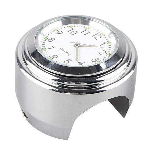 Mini Motorcycle Digital Clock Time Gauge Motor Handbar Mount 7/8" Waterproof - Picture 3 of 5