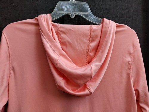 Columbia Hooded Sports Pullover L/S Top Sz M Orange Omni Shade Medium NWT $60 - Picture 9 of 16