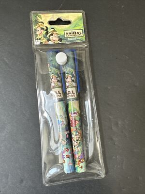 Disneyland Anson ペン Rare Disney Animal Kingdom Ballpoint Pens Set Of 2 Black Ink