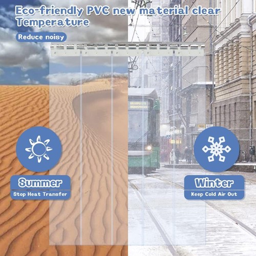 Plastic Vinyl Strip Curtain Walk in Freezers,Commercial Coolers Warehouse Doors - Picture 6 of 60