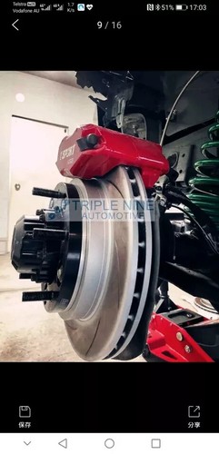 TTSPORT CALIPER + BRAKE ROTOR 290MM UPGRADE BOLT-ON KIT fits SUZUKI JIMNY - RED - Picture 3 of 10