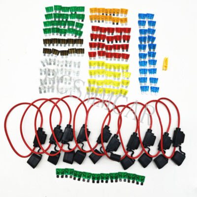 Car Blade Fuse Mini Small Medium Auto Fuse Holder 1A2A3A4A5A7.5A10A15A20A25A30A
