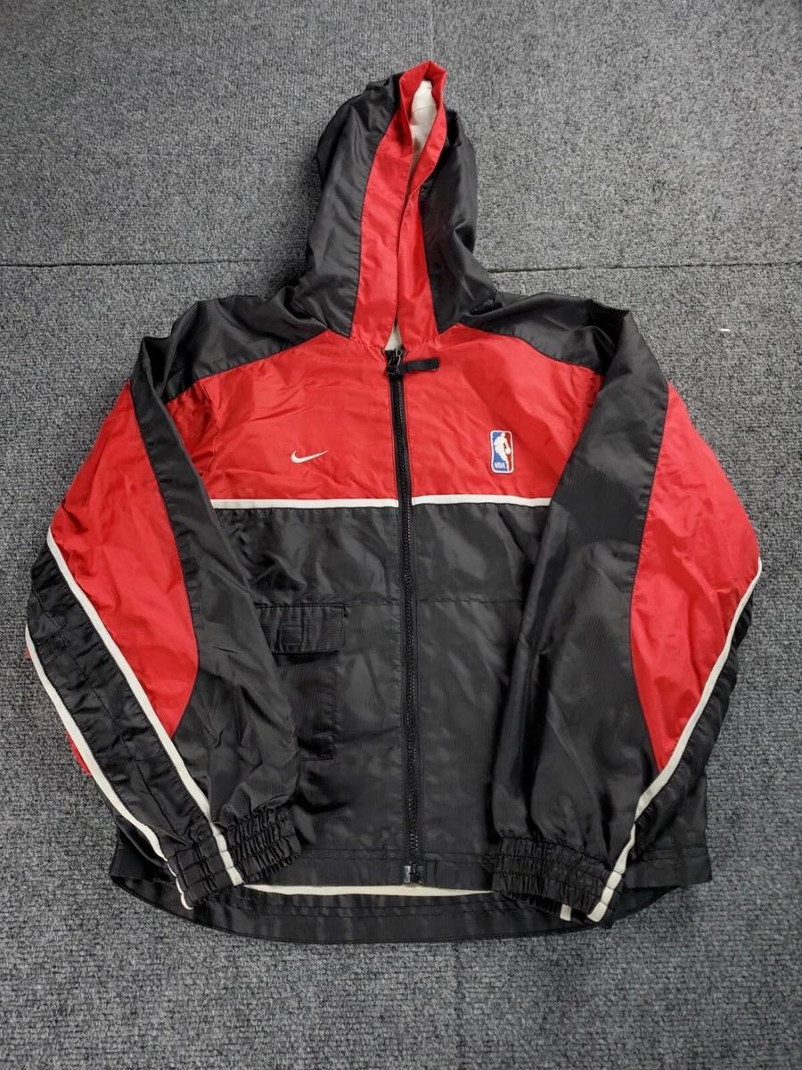 Vintage Chicago Bulls Windbreaker Medium Youth Full Zip Hooded
