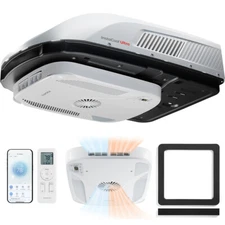 RV Air Conditioner 16000BTU Heat Pump Rooftop AC Unit Ultra Quiet Wifi+Remote