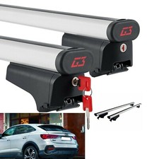 BARRE PORTATUTTO ALLUMINIO G3 AUDI Q3 ANNO 2014 CON RAILS 4 SERRATURE MADE IN IT