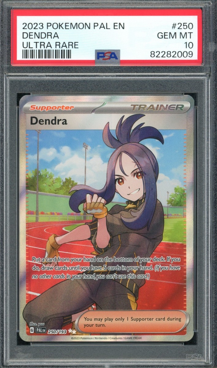 2023 PSA 10 Pokemon Paldea Evolved SV Dendra Trainer FA 250 2023 PSA 10 Pokemon Paldea Evolved SV Dendra Trainer FA 250