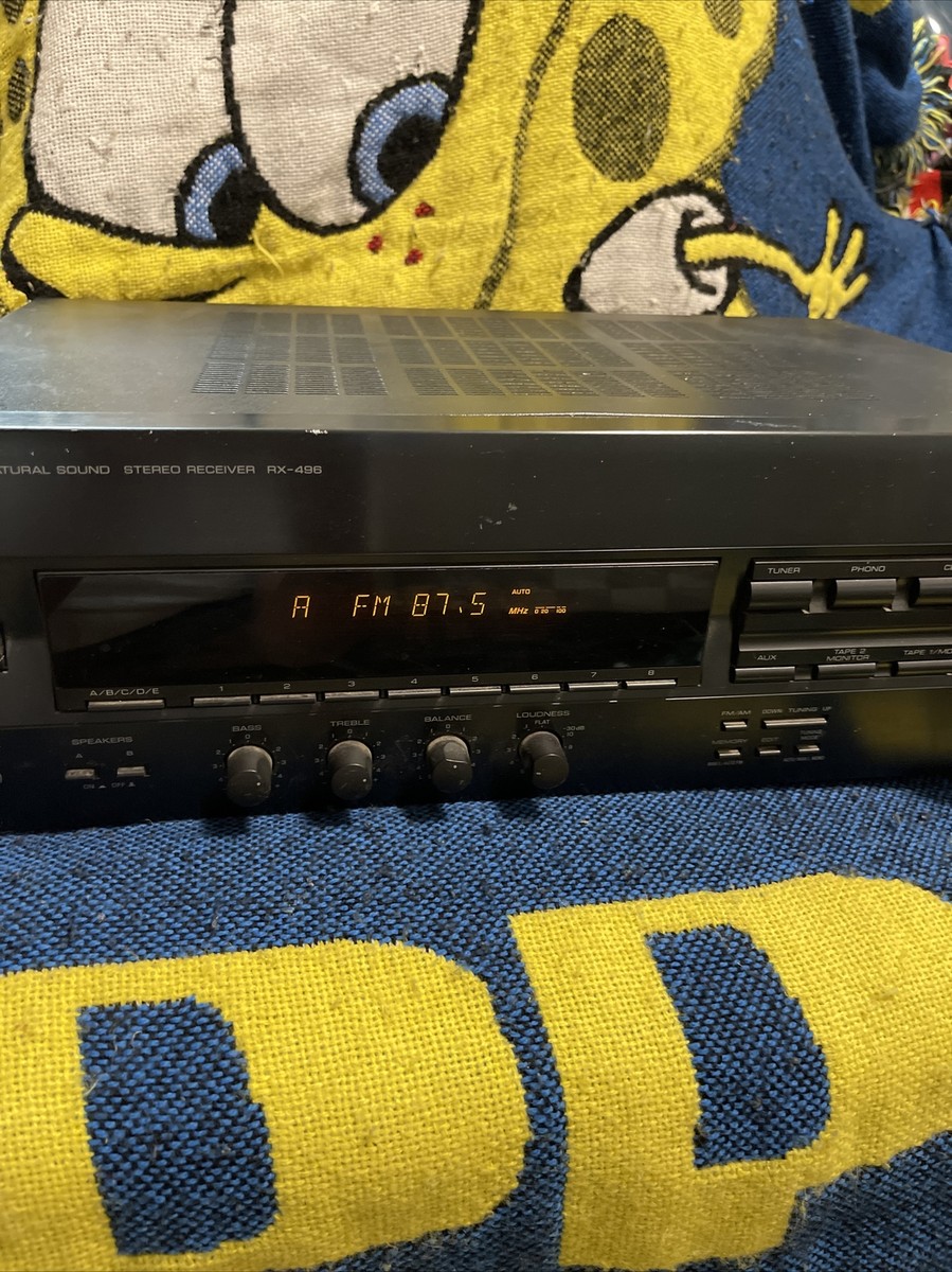 Yamaha RX-496 Natural Sound Stereo Receiver TESTED Read