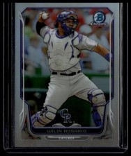 2014 Bowman Chrome #153 Wilin Rosario Refractor #/500