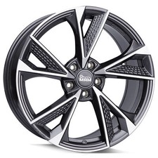 4x 19" Alufelgen MAM RS6 5x112 8,5x19 Grey Polish für Audi A3 S3 Sportback GY