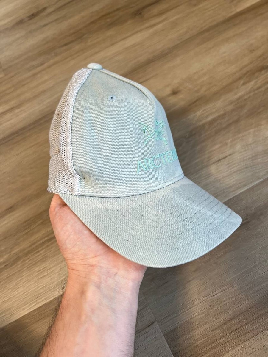 ARCTERYX Vintage Worn Used Mint Organic Cotton Trucker Cap One