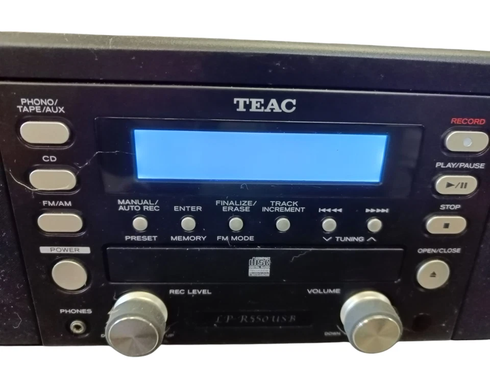 TEAC LP-R550 Combi CD-Recorder / Plattenspieler / Kassettenspieler schwarz - Bild 4 von 4