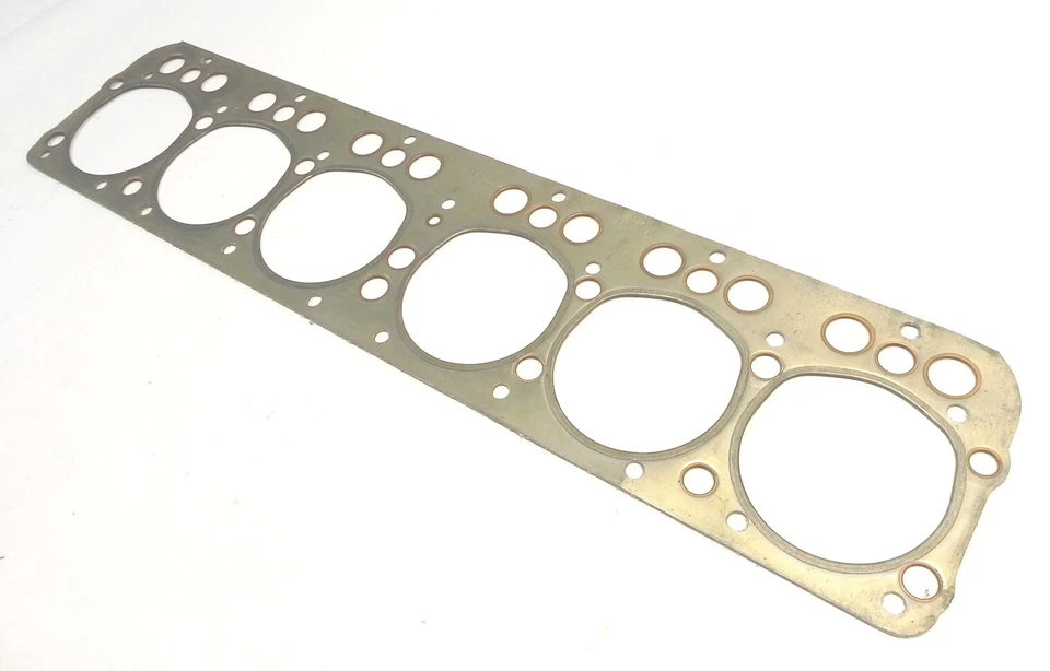 JUNTA DE CABEZA DE ACERO VICTOR 1656 GMC 2070854 CON MOLDURA DE COBRE 1939-1942 GMC 361-451 Foto 2 de 4