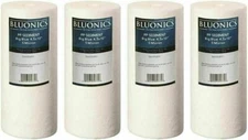 4 Big Blue Sediment Whole House Water Filters (5 Micron) 4.5" x 10" Cartridges 