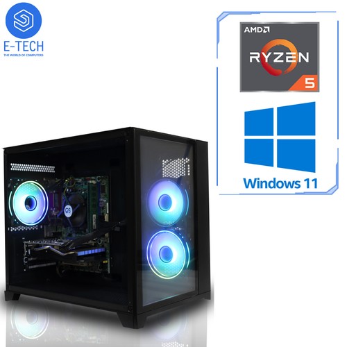 AMD Ryzen 5 5600G Gaming PC - 16GB DDR4 RAM / 480GB SSD - Windows 11 HDMI - 第 1/12 張圖片