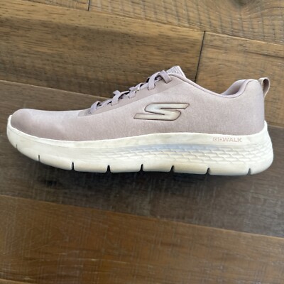 Skechers Womens Go Walk Flex Dazzling Smile Shoes Mauve Size 11