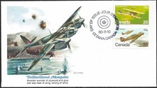 🍁Canada  #875/876    MILITARY AIRCRAFT     Brand New  1980  Fleetwood Cover