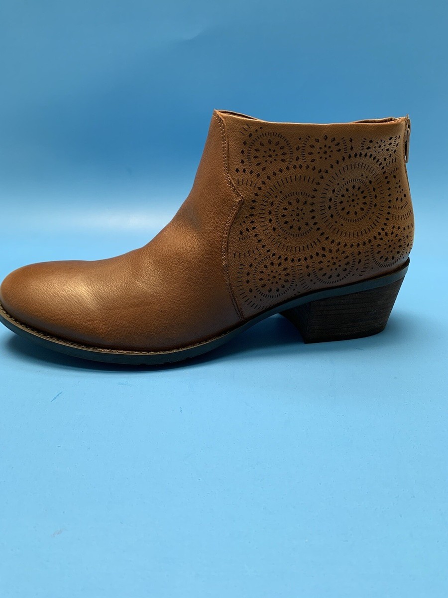 Umberto Raffini Men\'s Cognac Leather Lace-Up Chukka Boots Size 11 Men main image 3