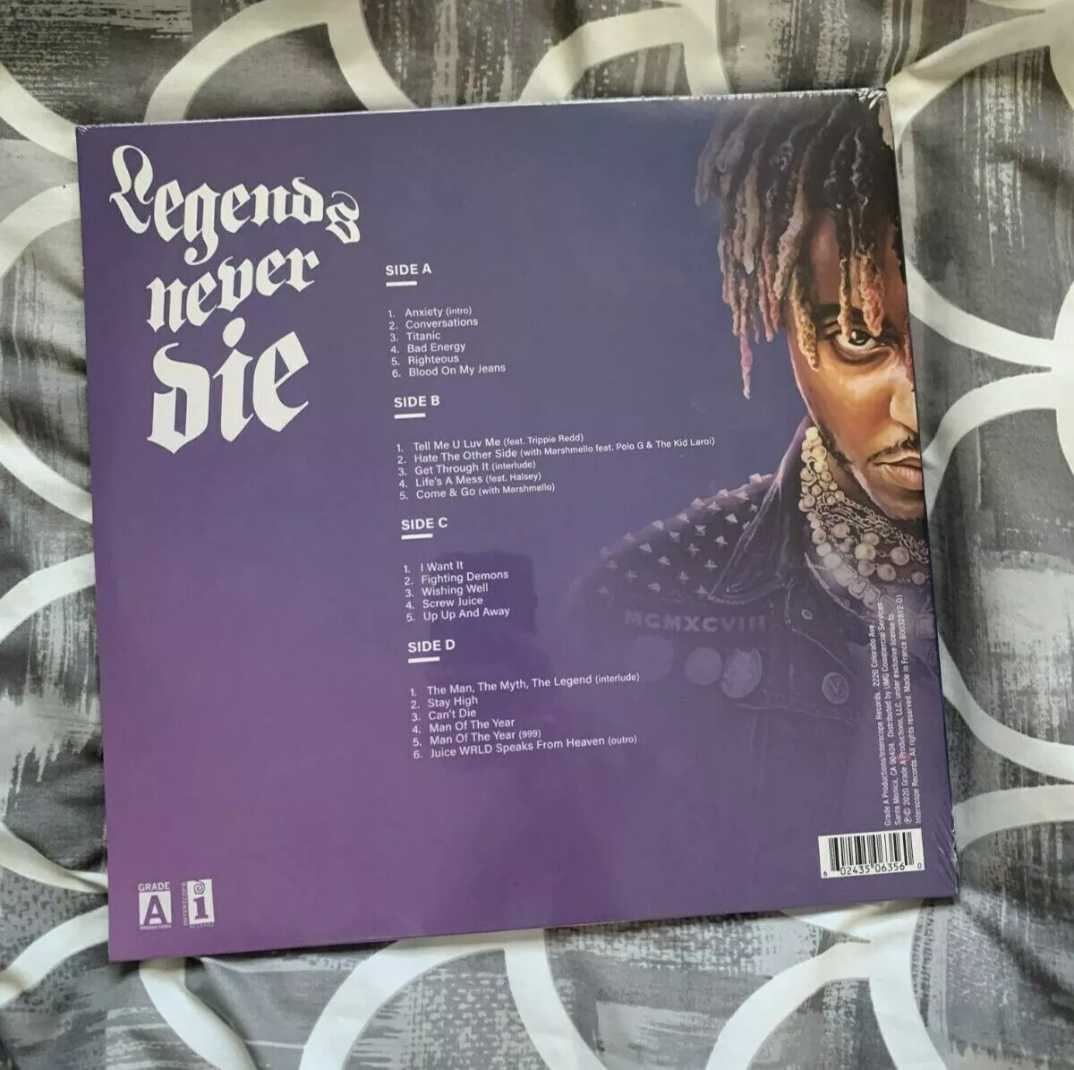 Juice Wrld Legends Never Die Vinyl Eternal Purple - US