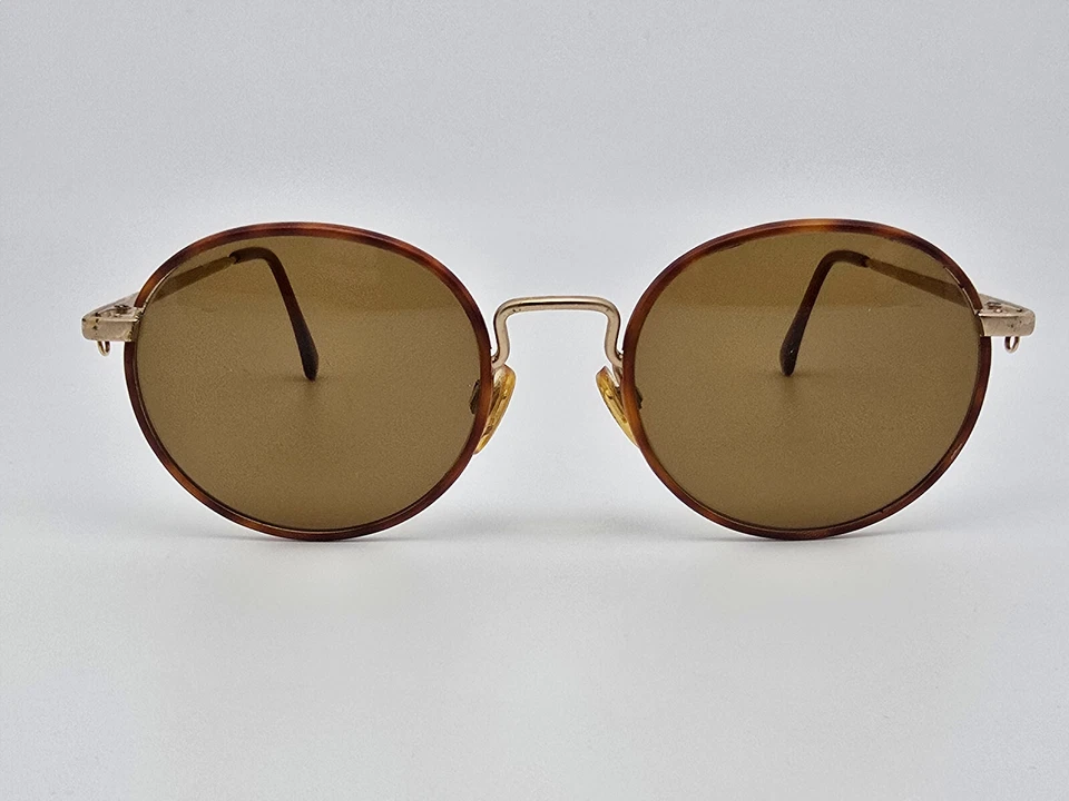 Gafas de sol Giorgio Armani 621 con marco de tortuga dorado mate lentes de vidrio mineral marrón Foto 2 de 4