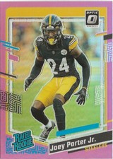 2023 Panini Donruss Optic Joey Porter Jr. Rated Rookie Pink Prizm SP RC