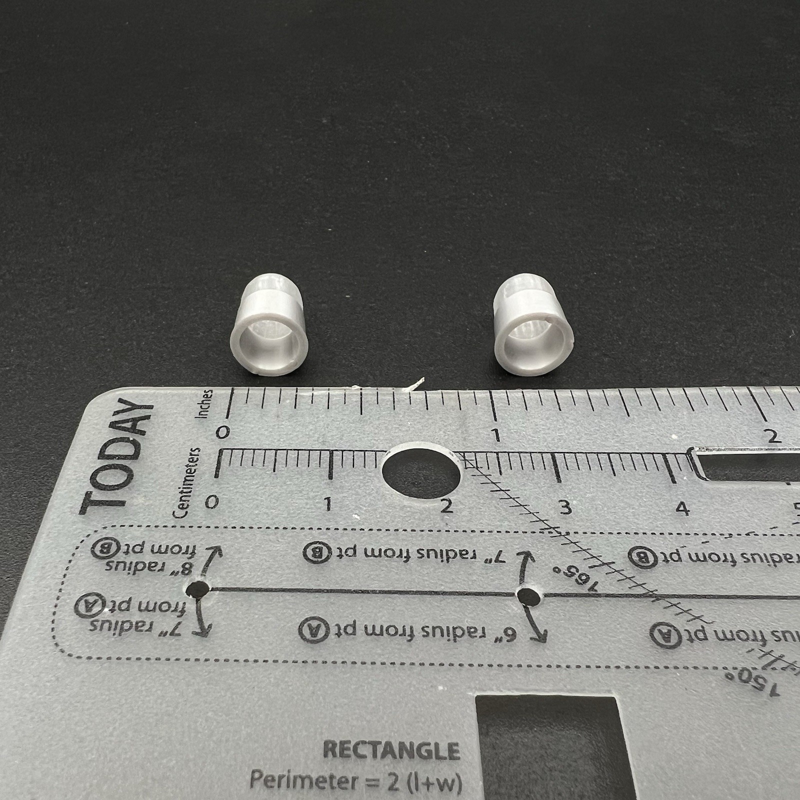 2 Pack 1/32 Vintage Clear Beacon Ray Lightbar Police Sheriff State Patrol Fire