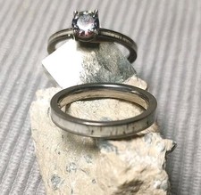 The Antlered Doe Wedding Ring Set