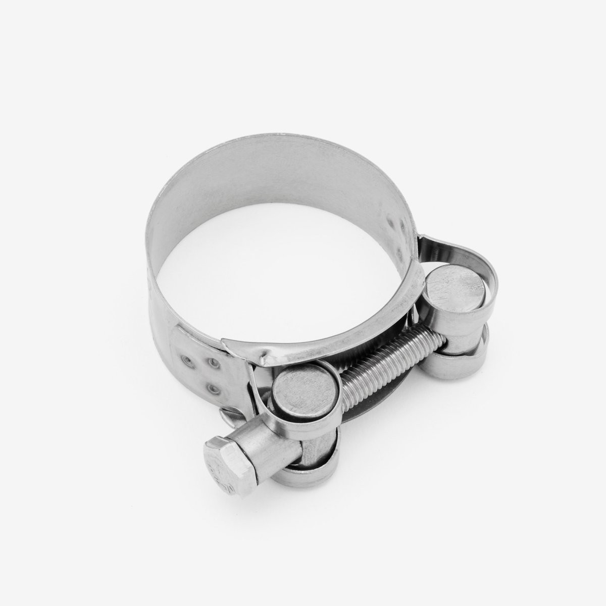 Exhaust Silencer Clamp 37-41mm Exhaust Clamp Metal Black Street Motorcycle STRAP